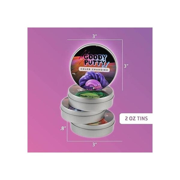 Goody Putty Paquete de 4 juguetes sensibles al calor que_2