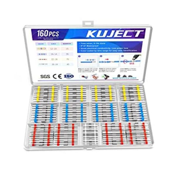 Kuject Kit de 160 conectores de alambre de sellado de_1