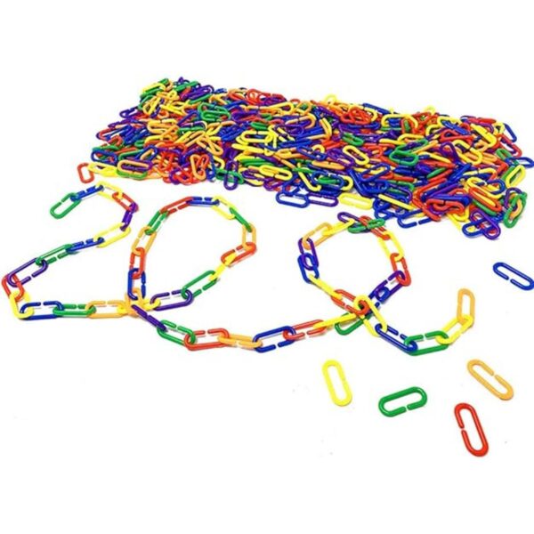 JIALEEY 600 piezas de plástico CClips ganchos cadena