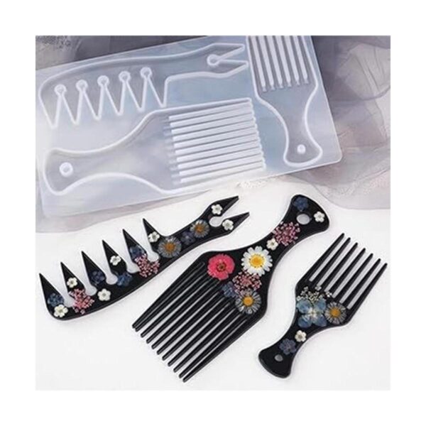 Fuerlun Moldes de resina de peine para el cabello 3_2