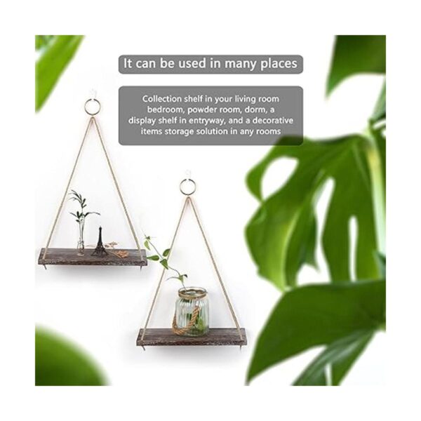 Estantes colgantes para pared y ventana para plantas de