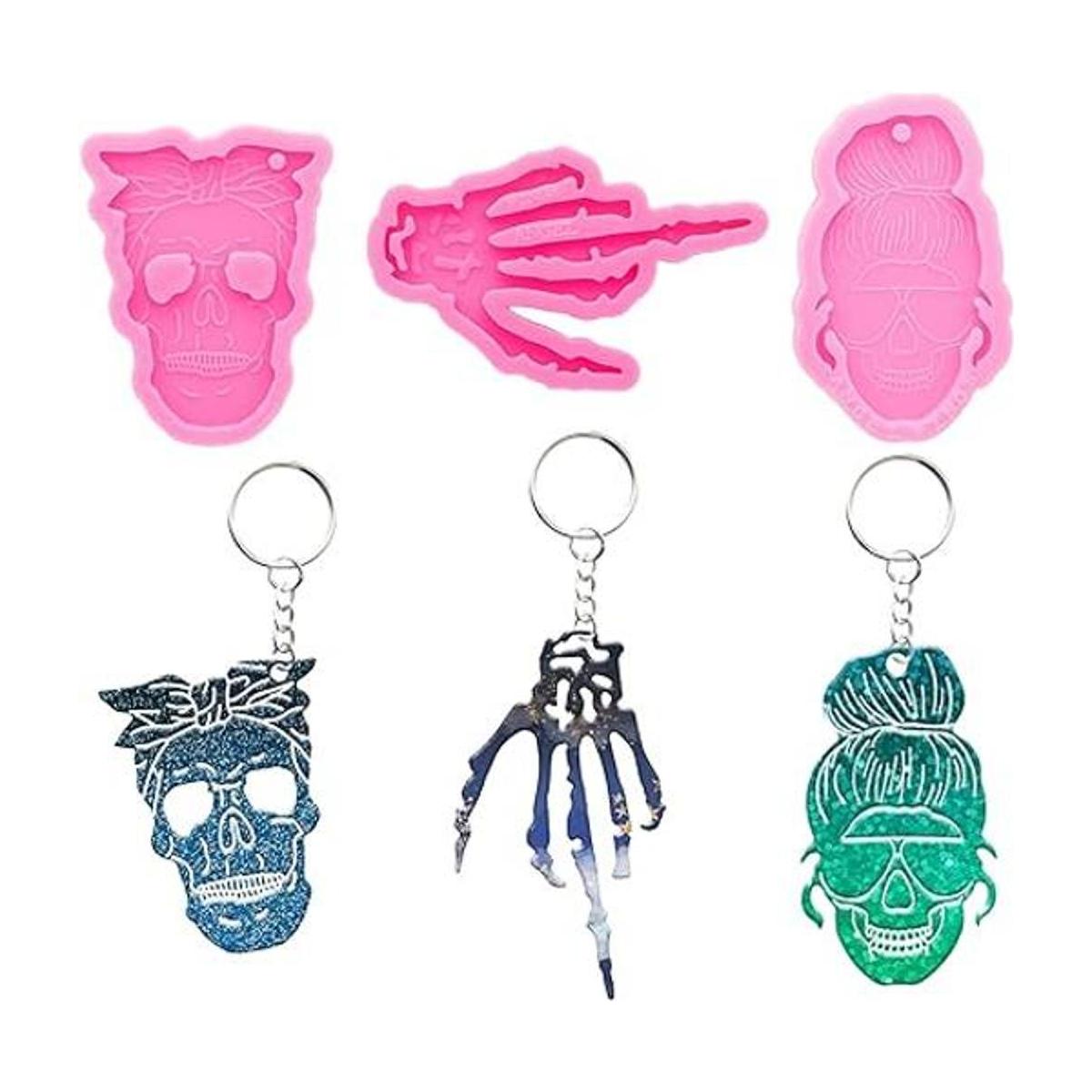 Kit de 43 moldes de silicona para Halloween diseño de
