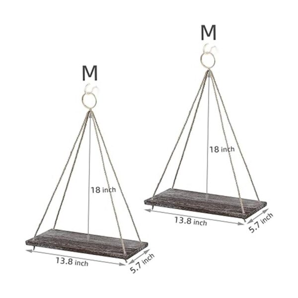 Estantes colgantes para pared y ventana para plantas de