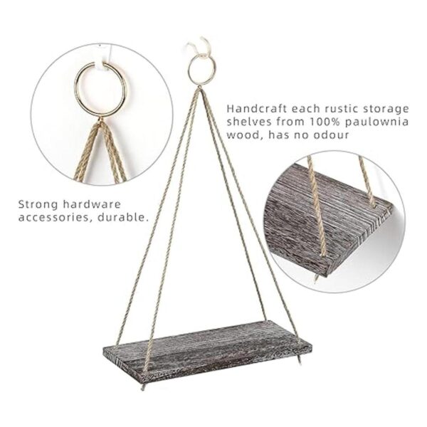 Estantes colgantes para pared y ventana para plantas de
