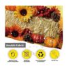 Funnytree Juego de cortinas de ducha de arce con 12_3