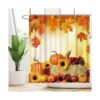 Funnytree Juego de cortinas de ducha de arce con 12_2