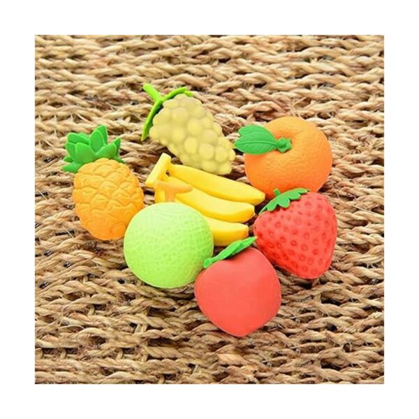 Cllayees Juego de 72 borradores de lápices de frutas_4
