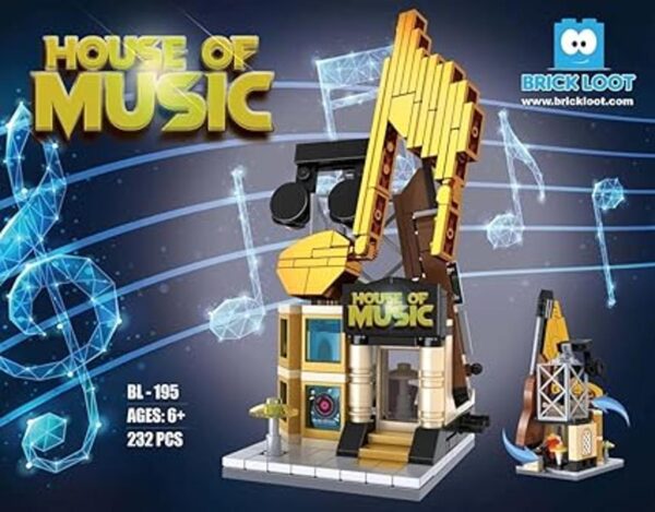 Exclusivo Brick Loot Mini City Music Center Shop Modelo_2