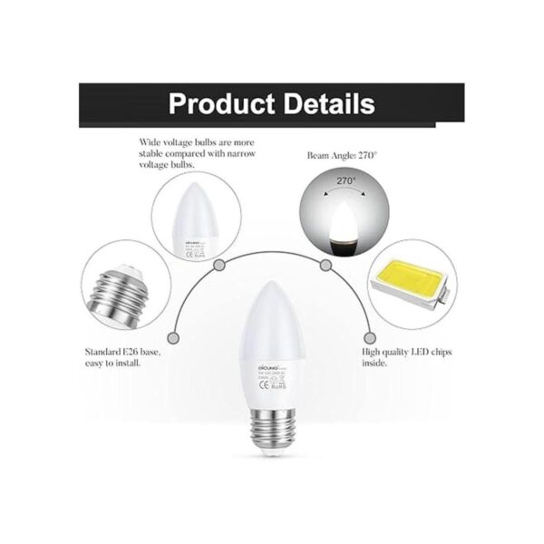 DiCUNO ProOE Bombilla LED E26 con protección ocular alta_3