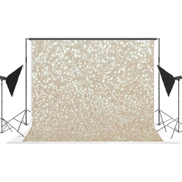 Fondo abstracto de fotografía de oro blanco con puntos_4