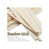 Fansunta 100 palitos de bambú natural fuerte de 15