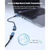 MillSO Cable de extensión USB C de 3.9 ft tipo C macho a_3