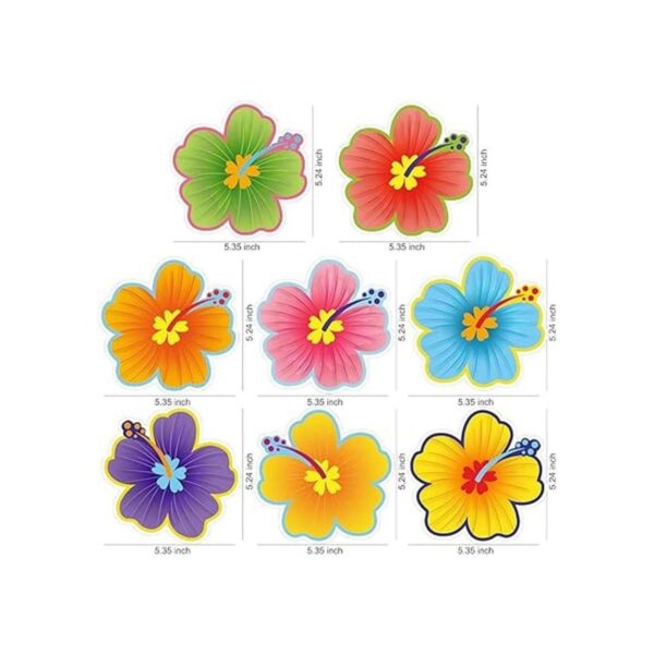 HOWAF 30 piezas hawaianas tropicales colgantes remolinos_2