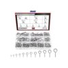 DYWISHKEY Kit surtido de 240 piezas de 12 tamaños de acero_1