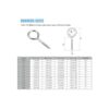 DYWISHKEY Kit surtido de 240 piezas de 12 tamaños de acero_3