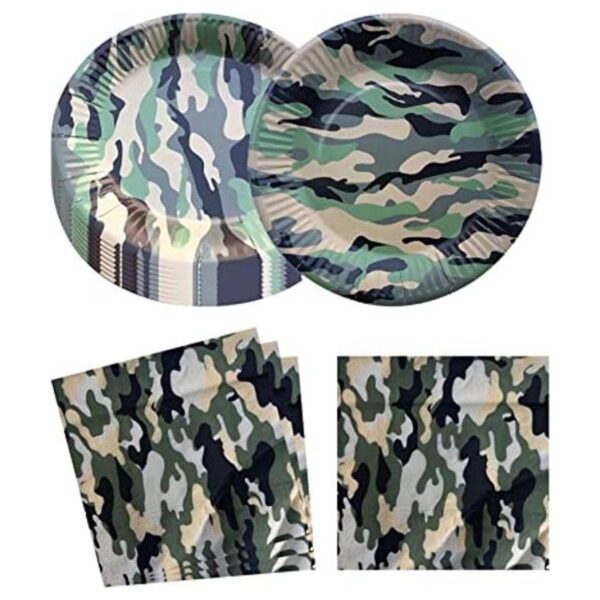 Fenghu Camo suministros para fiesta de cumpleaños 20_1