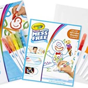 Crayola Color Wonder Bolígrafos y papel para pinceles sin