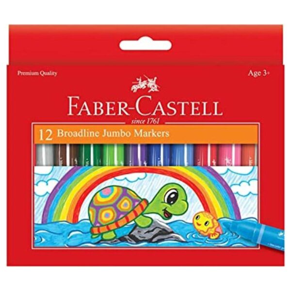 FaberCastell Marcadores de línea ancha jumbo 12_1