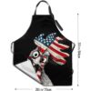 DZGlobal Delantal de cocina con estampado de pollo con