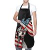 DZGlobal Delantal de cocina con estampado de pollo con