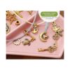 Incraftables 100 dijes dorados para hacer joyas con 15
