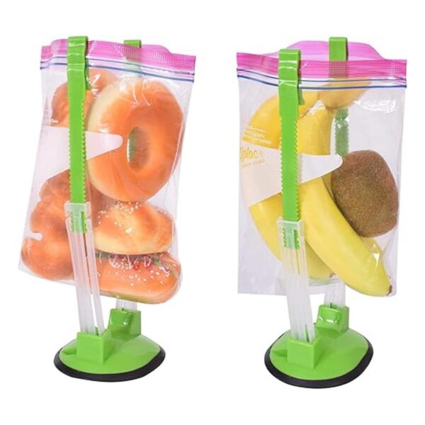 Estante holgado paquete de 8 clip para bolsas de