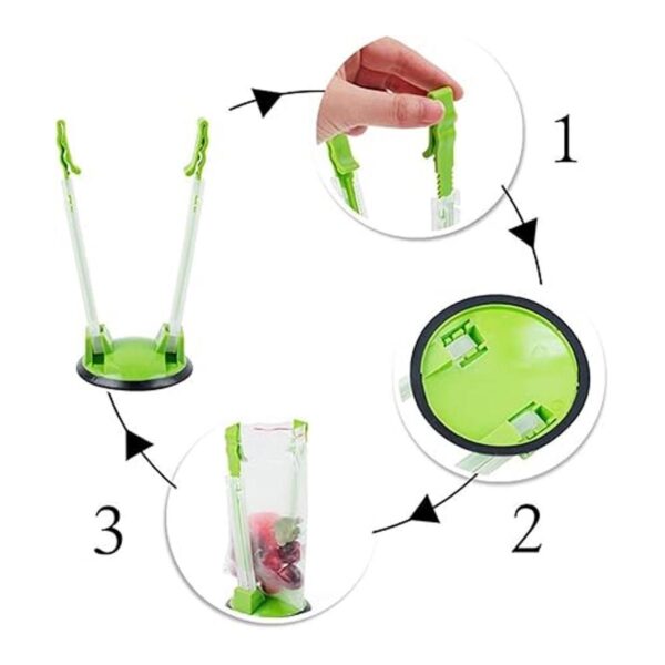 Estante holgado paquete de 8 clip para bolsas de
