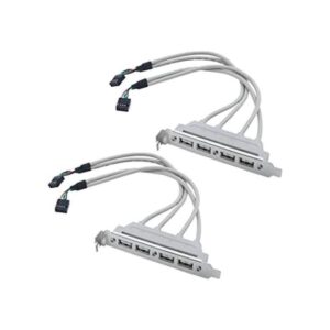 Antrader 4 puertos USB 2.0 puerto ranura adaptador Panel_1