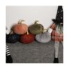 Ogrmar Juego de 6 calabazas artificiales de terciopelo_4