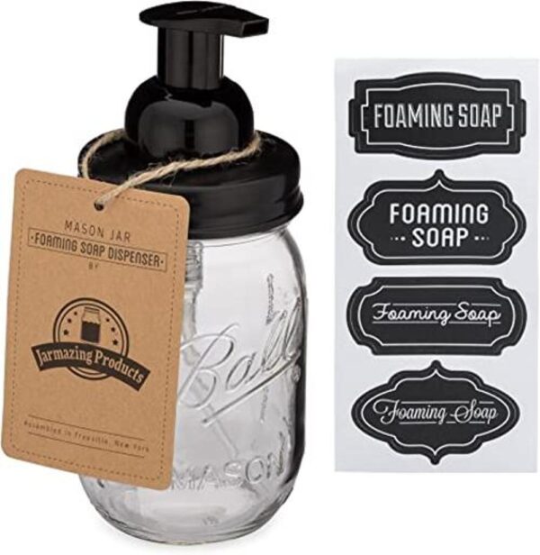Jarmazing Products Dispensador de jabón espumoso Mason_1