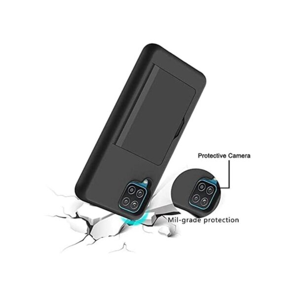 FDTCYDS Galaxy A12 Funda con tarjetero funda protectora_4