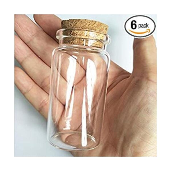 Luo House 6 frascos de vidrio pequeños de 1.7 fl oz_1