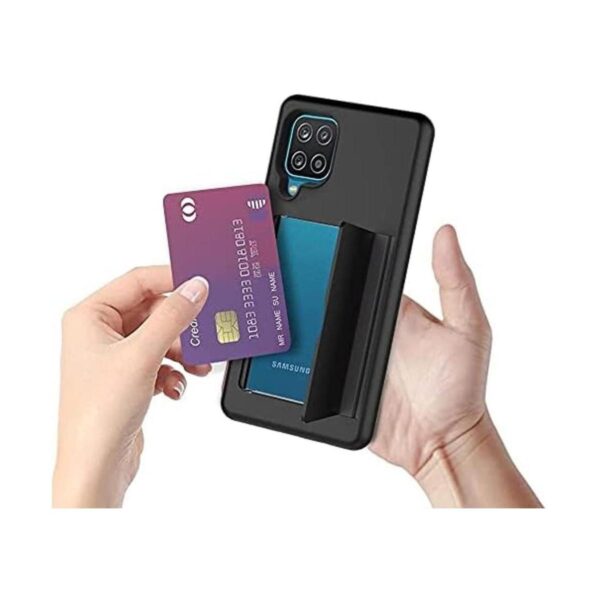 FDTCYDS Galaxy A12 Funda con tarjetero funda protectora_3