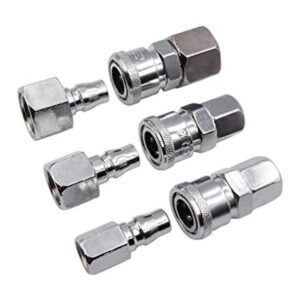 LBY Quick Coupler Juego de 6 compresores de aire tipo C