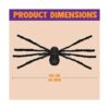 Araña peluda para decoración de exteriores para_3