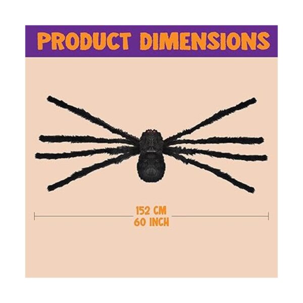 Araña peluda para decoración de exteriores para_3
