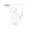OFFIDIX Botella de spray de cristal botellas de_2