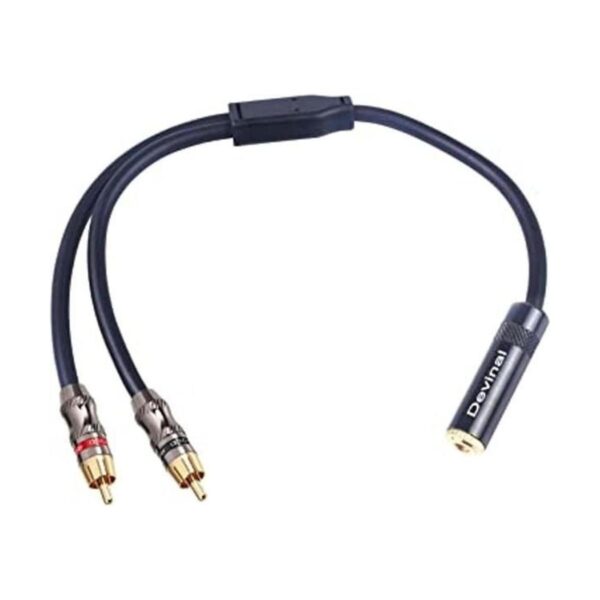 Devinal Cable RCA a 18 hembra y hembra 0.138 in a doble_1