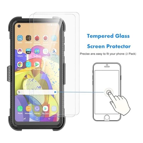 Njjex Carcasa resistente para Samsung Galaxy A21 para_4