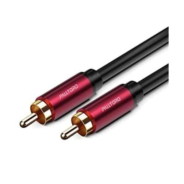 PALLTORO 2 RCA Cable HiFi doble blindado 2RCA macho a_1