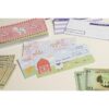 Juego de cheques para niños juguete educativo_2