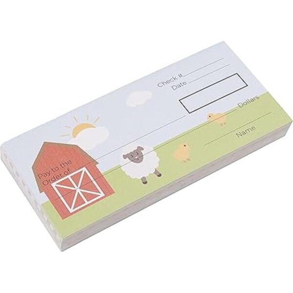 Juego de cheques para niños juguete educativo_6