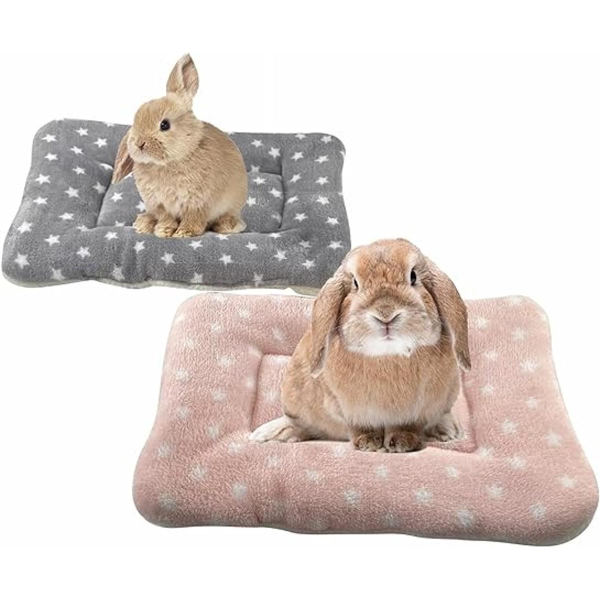MANSHU Cama de felpa de animales pequeños para conejito