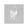 Dremisland Atrapasueños de plumas blancas para colgar en_5