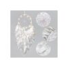 Dremisland Atrapasueños de plumas blancas para colgar en_6