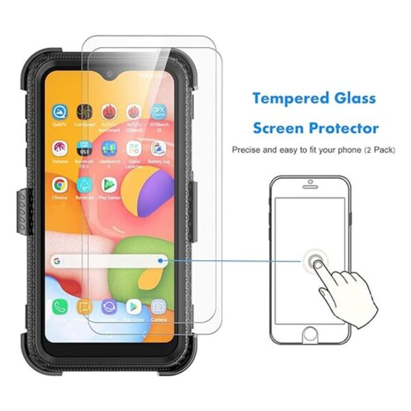 Njjex Carcasa resistente para Samsung Galaxy A11 para_4