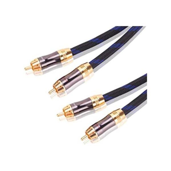 KUYIOHIFI Dual 2RCA Macho a 2RCA Macho Cable de Audio_1