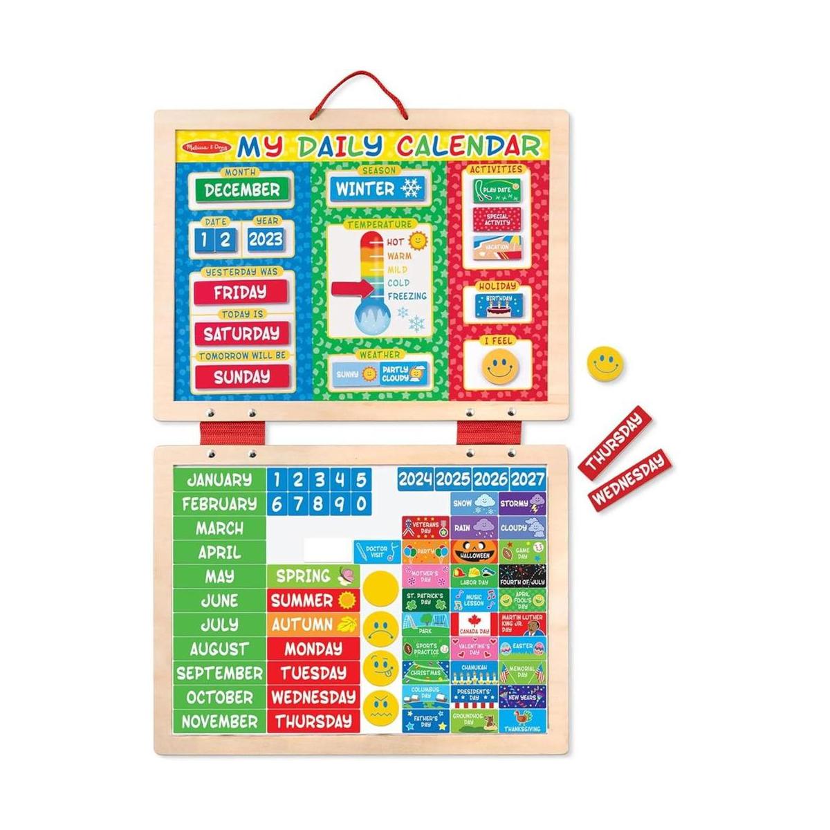 Mi primer Calendario magnético diario de Melissa Doug