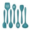 PP CHEF Juego de 7 utensilios de cocina de silicona azul