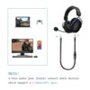MJKOR Cable auxiliar de audio de repuesto para auriculares_2